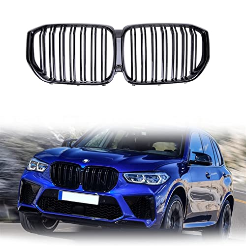 Grille de rein pare-chocs avant en finition noire brillante premium pour BMW X5 G05 ABS