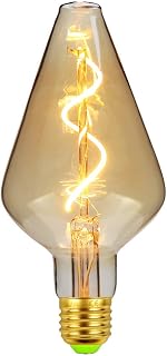 Vintage LED-Lampen 4W dimmbar unregelmäßig geformte 220 / 240V Edison Schraube E27 Basis Spezialität dekorative antike Glühbirne (Vase)