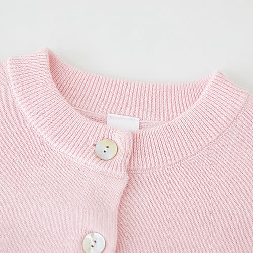 Boys Solid School Cardigan Fall Cowl Neck Sweater Button Closed Long Sleeve Cardigan for Kids Girls2