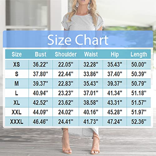 Baxlimek Pencil Dresses For Women,2023 Summer Casual Crewneck Short Sleeve Lace Up T Shirt Dress,Trendy Irregular Slit Hem Maxi Dress,Elegant Plain Ruched Sundress Office Outfits(B-Hot Pink,Xl) #TOP5