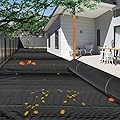 6.5FTx330FT 3.2oz Heavy Duty Weed Barrier Landscape Fabric for Gardening and Driveway with Geotextile Fabric, Underlayment for Soil Stabilization, and French Drain Fabric for Erosion Control