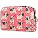 Produktbild Kosmetiktasche mit Mops-Motiv, für Damen, Hautpflege, Kosmetik, Handtasche mit Reißverschluss