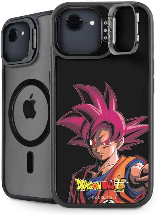Skinit Kickstand Phone Case Compatible with iPhone 16e - Officially Licensed Dragon Ball Super Fate of The Future Design