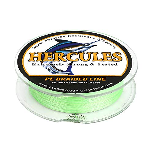 Hercules Super Strong 300M 328 Yards Braided Fishing Line 6 LB Test for Saltwater Freshwater PE Braid Fish Lines 4 Strands - Image 4