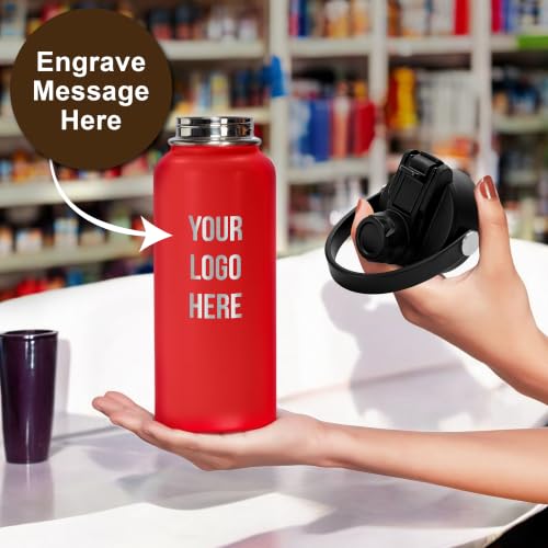 Image of Custom Logo 32 oz Tumbler, Engraved Corporate Gift Travel Mug