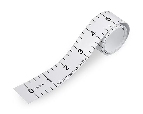 DS. DISTINCTIVE STYLE Adhesivo de regla de pescado, 40 pulgadas, impermeable, cinta métrica de peces para kayak, barco y banco de trabajo