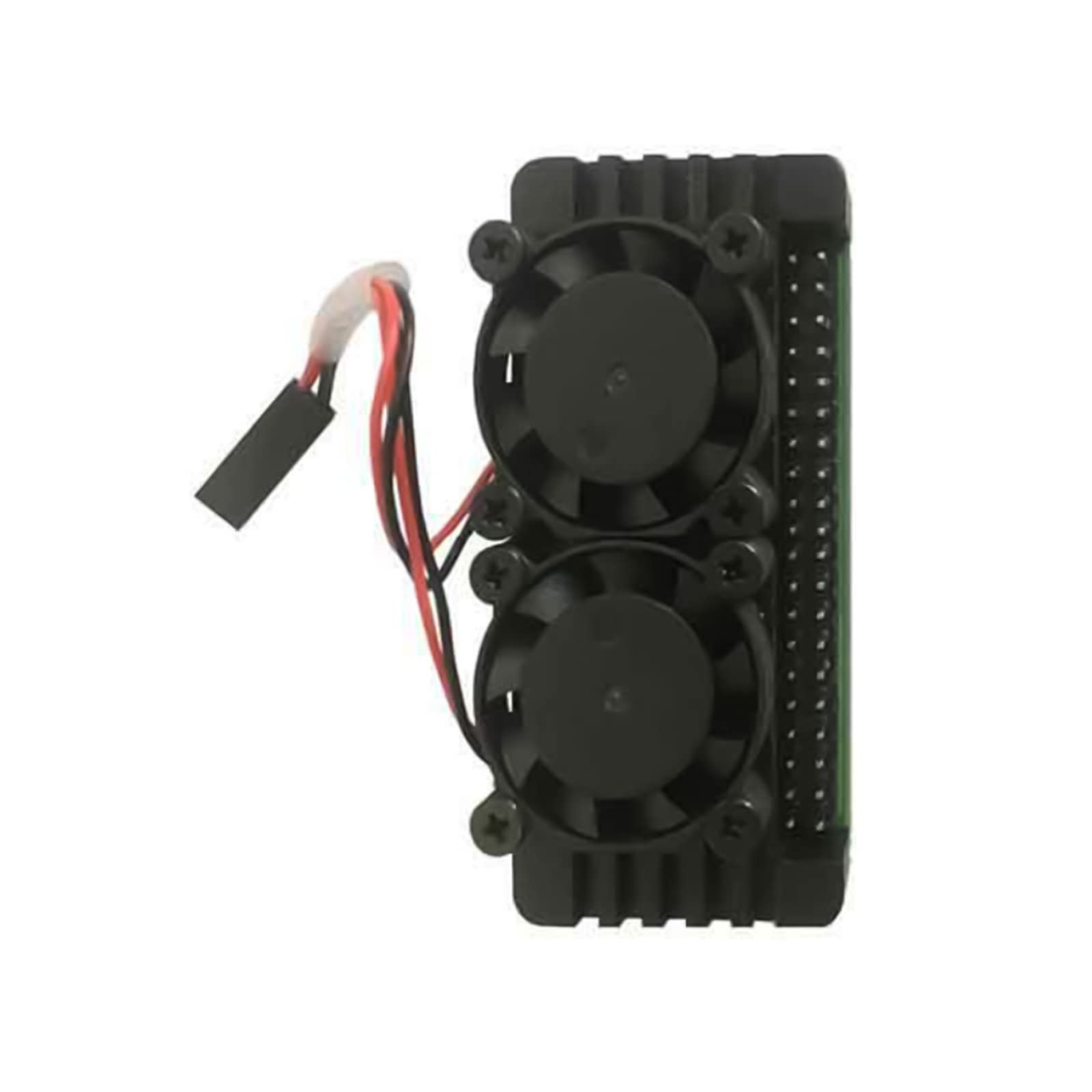 TECKEEN Aluminum Alloy Heatsink Case with Double Fans for Raspberry Pi Zero 2W