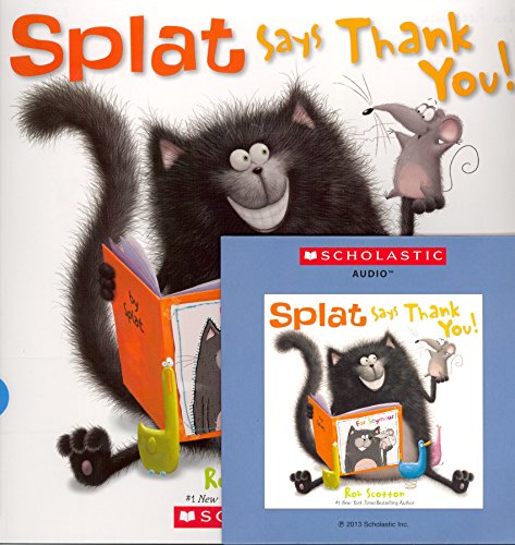 Splat Says Thank You! 0545652596 Book Cover