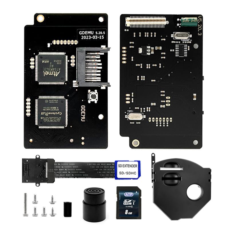 GDEMU 5 20 V5.20.5 Placa de emulación de unidad óptica y kit de montaje de tarjeta remota para consola CC para SEGA Dreamcast gdemu GDU DC VA1