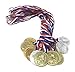 Torch Award Medals (2 Dozen) - Bulk - Gold, Silver, Bronze Medals - Olympic Style Award Medals - First Second Third Winner -Olympic Medals-Great for Party Favor Decorations and Awards