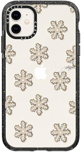 Vista 159 de CASETiFY Funda Impact para iPhone 11 - Moon Camping - Negro transparente