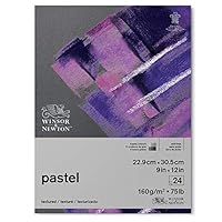 Winsor & Newton 6660771 Pastellpapier im Block mit Erdfarben - 24 Blatt 22,9 x 30,5cm , 160g/m², FSC, Säurefrei, ohne optische Aufheller, archivierbare Qualität, stabil und Alterungsbeständig