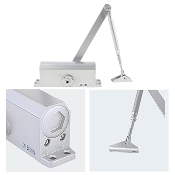 CALANDIS Automatic Door Closer Self-Closing Shutter for Home/Commercial Capacity 65Kg