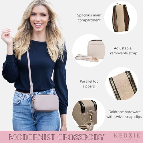 KEDZIE Color Pop Modernist Vegan Leather Crossbody Shoulder Compact Camera Shape Bag For Women With Adjustable Strap2
