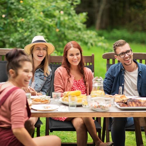 Beautissu 4er Set Premium Gartenstuhlauflage Niedriglehner 105x50x7cm Polster Auflage Niederlehner Auflagen Gartenstuhl Made in EU Robuster Stoff & UV-Lichtechtheit HighLux NL Sitzkissen Anthrazit