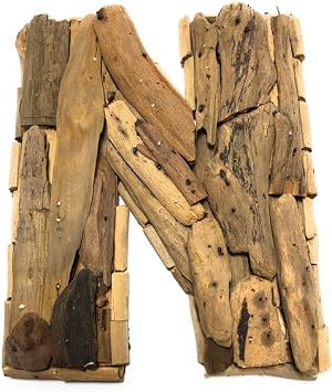 Tikimaster N Driftwood Letter 10" Home Decor - Rustic Accents | #lis31001n
