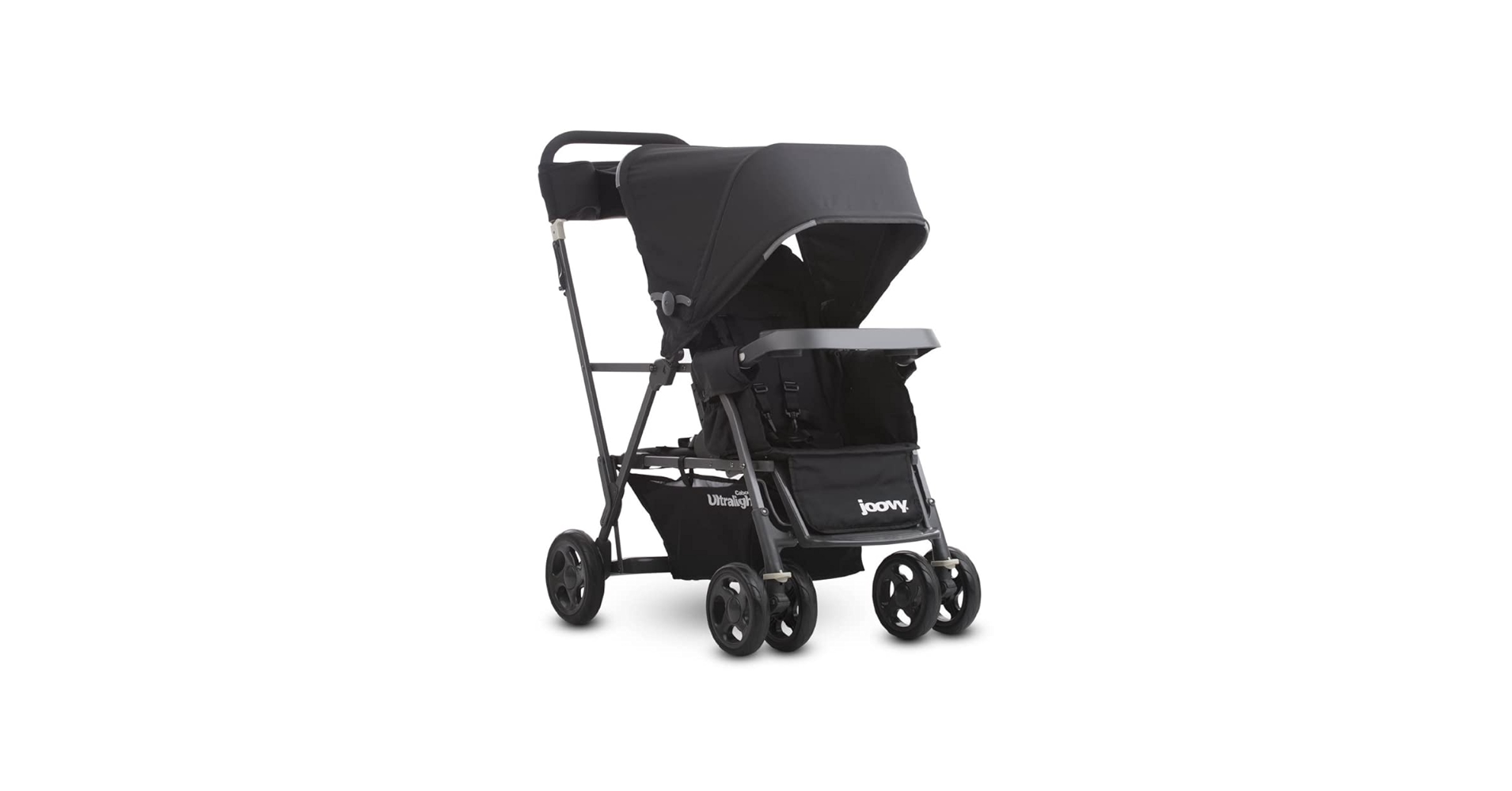 2人乗り joovy Caboose Ultralight GRAPHITE Amazon.com: Joovy Caboose 超輕石墨嬰兒車坐姿和立架,雙人嬰兒