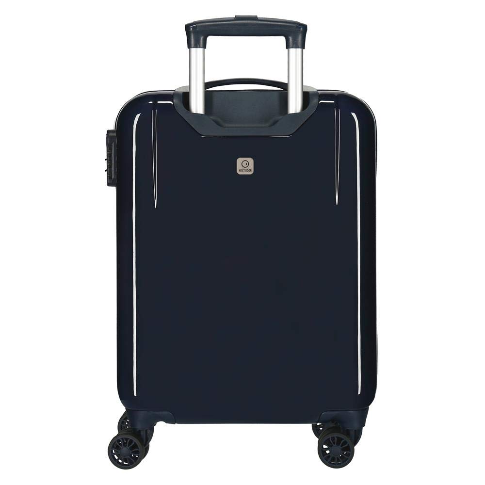 Marvel Spiderman Action Valise Trolley Cabine Bleu 37x55x20 cms Rigide ABS Serrure à combinaison 34L 2,6Kgs 4 roues doubles Bagage à main