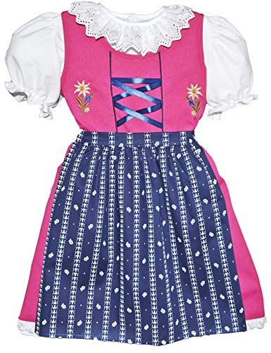 Costume traditionnel bavarois enfant broderies roses pour souvenirs précieux