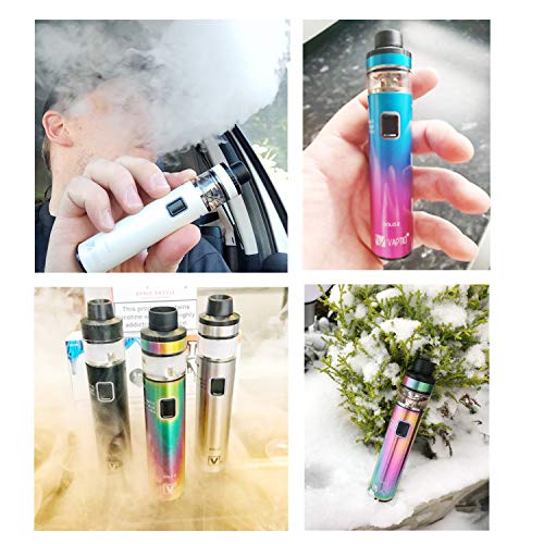 VAPTIO Solo 2 Kit Vape Pen Starter Kit 3000 mAh 50 W Power Elektronische Zigarette mit 2 Stück 0,2 Ohm Mesh Coil,No E Liquid No Nicotine (Tarnung) – Bild 8