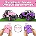 NQD RC Cars with DIY Sticker, 1:16 Scale Pink Remote Control Car for Girls, 80 Min Play 2.4Ghz Jeep RC Trucks, Little Girl Toys Birthday Xmas for 3 Years Old and Up