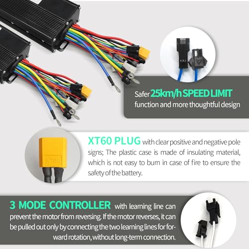 36V/48V 45A Brushless Controller with Color LCD