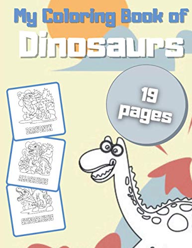 My Coloring Book of Dinosaur: Cute Dinosaurs for Kids & Toddlers - Childrens Activity Books Aged 4-8 image 2
