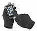 Unisex Mens Ladies Winter Touch Screen Magic Gloves for iPhone, iPad, Blackberry, Samsung, HTC and other smartphones, PDA's & Sat navs Keep Warm Glove In 3 Colours : Black, Pink Or Grey And 2 Sizes : Medium Or Large (Grey, Large)