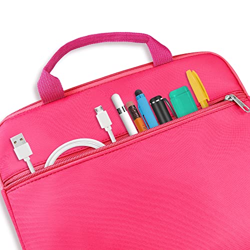 Image of Annmore Bag compatible with LEXiBOOK Educational and Bilingual Laptop, Pink