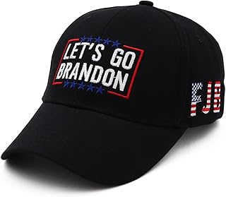 Let's Go Brandon Hat Funny FJB Joe Biden Adjustable Baseball Cap Lets Go Branson Hat Gifts for Men Women