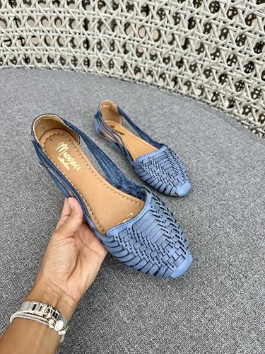 Image of Macarena Collection Womens Shoes Leather Sandals for Women | Huarache Handmade Mexican Sandals | Comfortable & Stylish Womens Sandals 2167