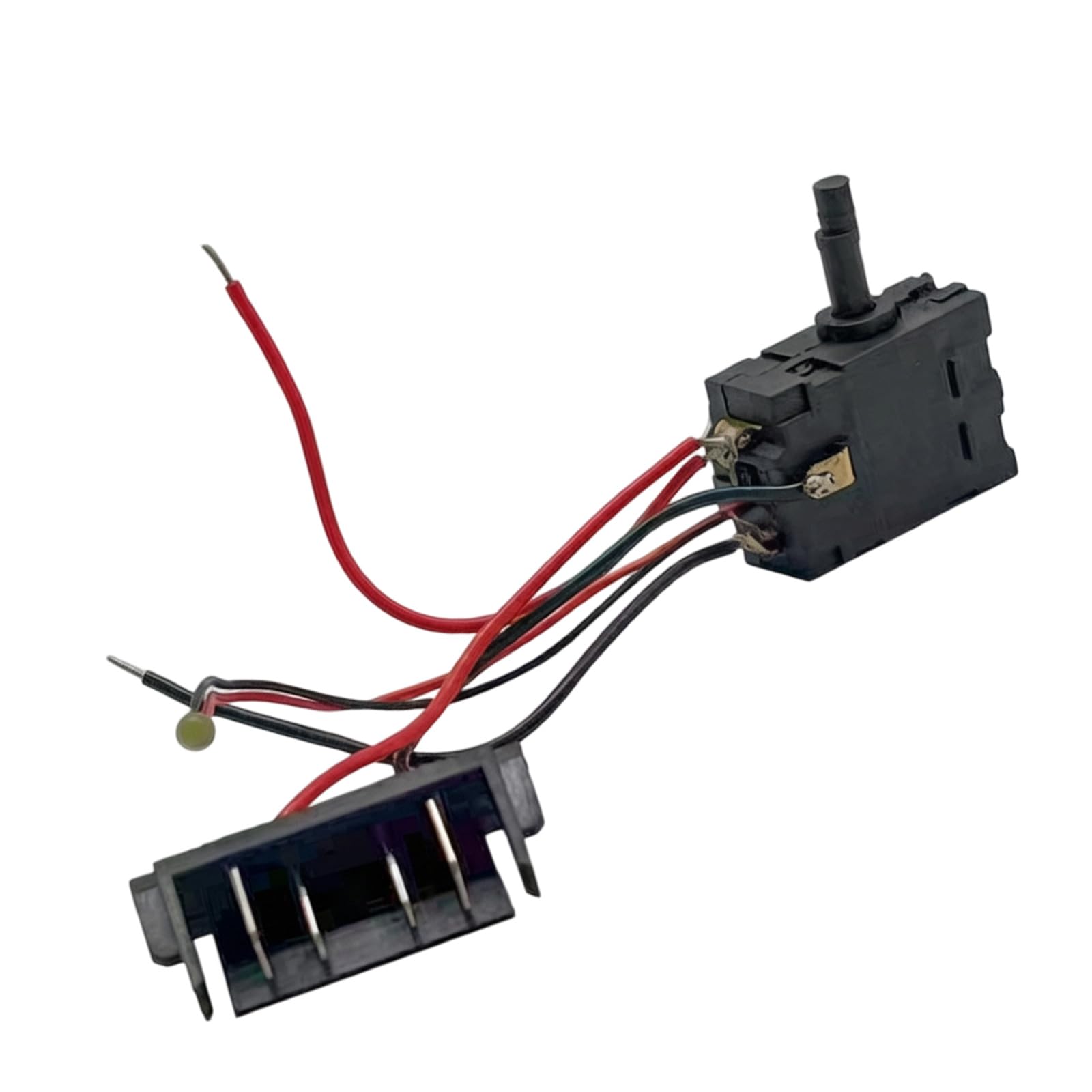 Tool Repair Control Assembly for Ratchet Wrench Service, Light Wire with Polymer Housing and Metal Terminal Structure Ratchet Wrench Replacement Control Assembly Light Wire Repair Part Tool Service