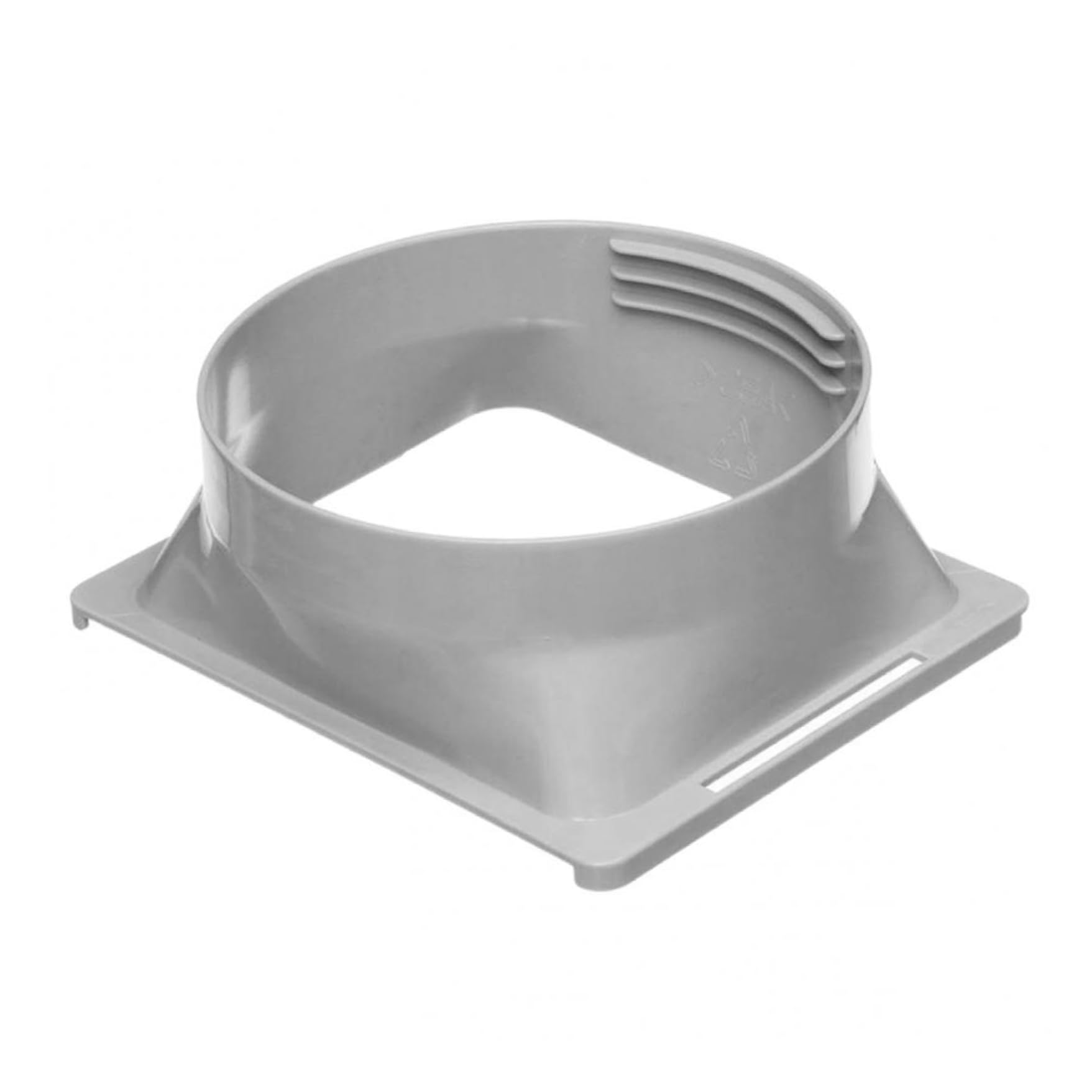 Vistnale Portable Air Conditioner Parts, Portable AC Hose Connector 5.9 inch Square Air Conditioner Exhaust Hose Coupler Extender Supports Clockwise and Counter Clockwise AC Threads Port