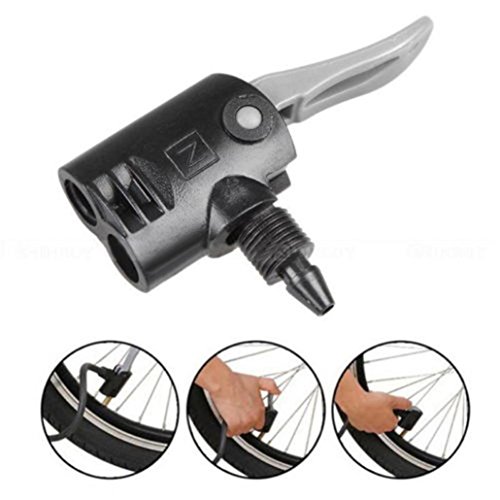 Boddenly Bicycle Tire Tyre Air Pump Inflator Multi-use Connector Head Pump Adapter Valve