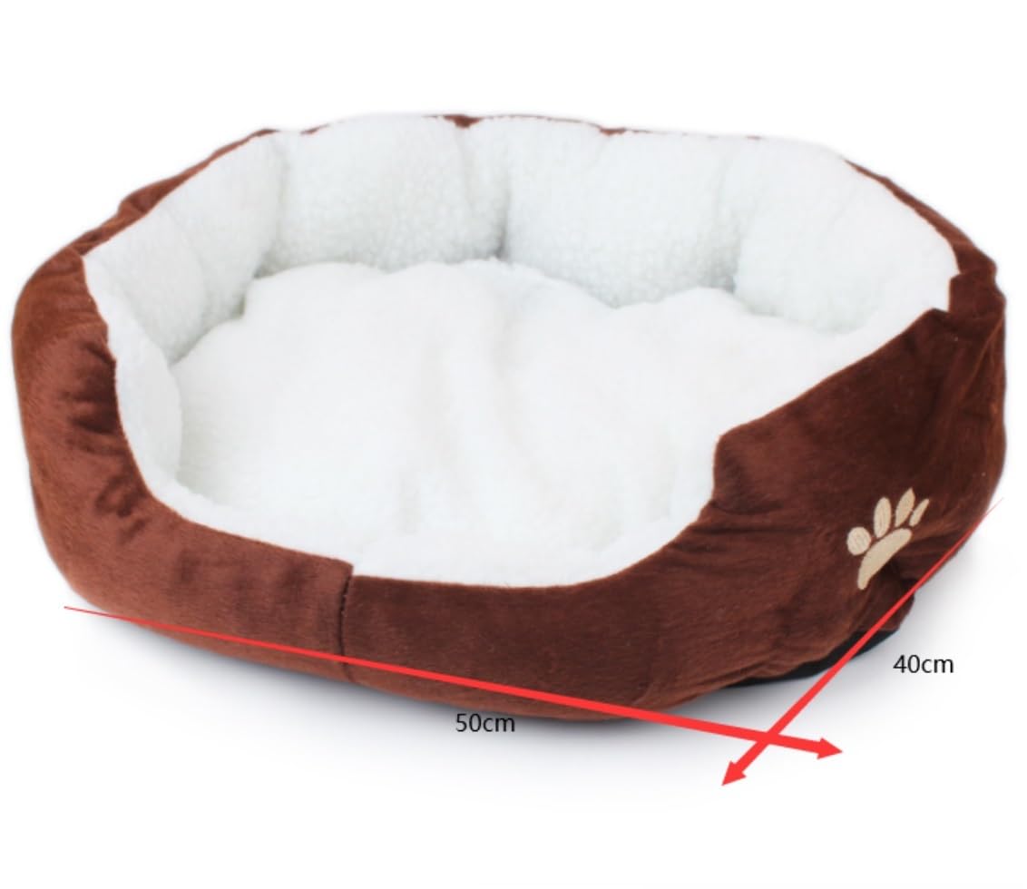Cuccia Per Gatti Cuccia Per Animali Domestici Rosa Gatto Cane Rotondo Inverno Caldo Sacco A Pelo Letto Cuscino Tappetino Lungo Soffice Peluche Morbido Letto Per Animali Domestici Cuccia Gatto Interno