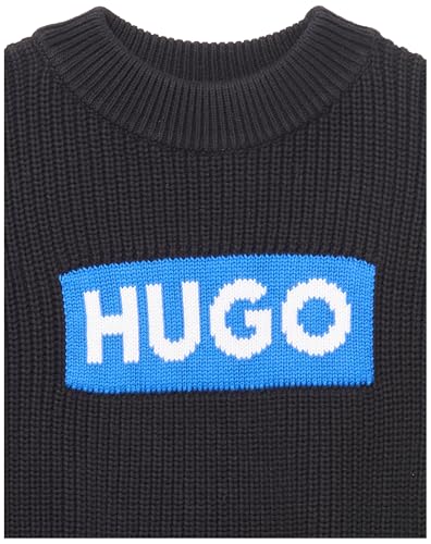 HUGO Women's Big Logo Cotton Pullover Sweater2