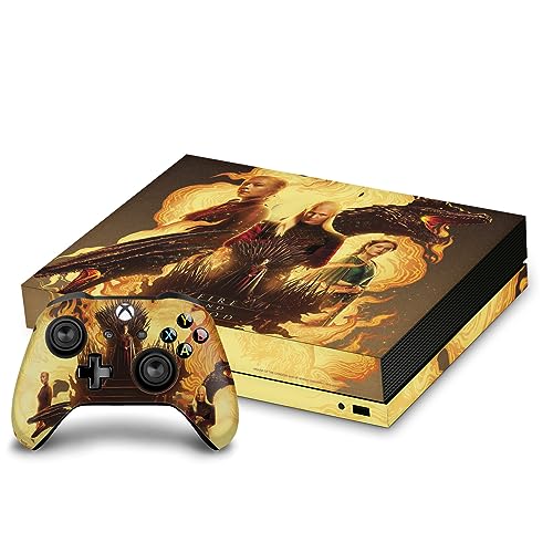 Sticker Xbox One X House of The Dragon pour masquer les rayures de console
