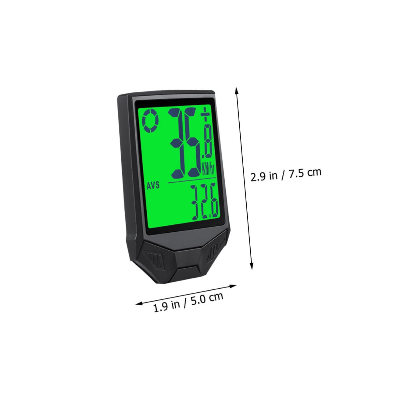 BESPORTBLE 1pezzi Contachilometri Per Retroilluminazione Odometro Wireless Per Ciclisti Condizioni Meteorologiche