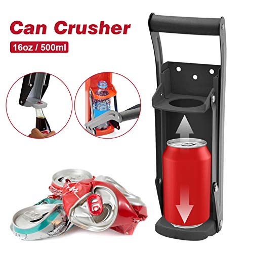 Jushom JUSHOM-1022 Heavy Duty Plastic Bottle Can Crusher thumb #1