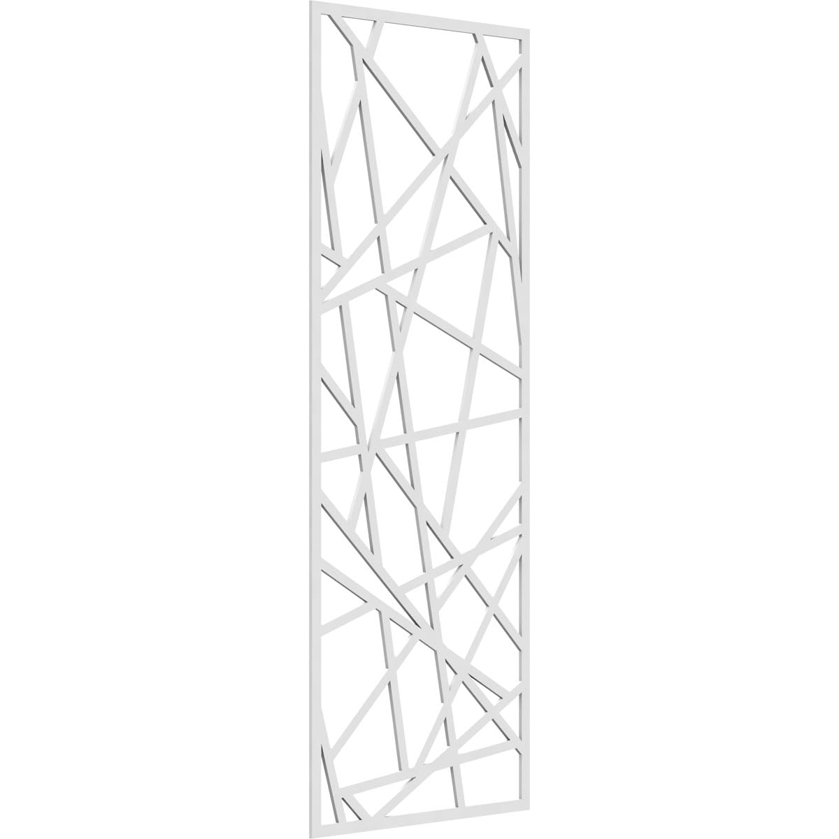 29 3/8"W x 74 3/8"H x 3/8"T Conway Decorative Fretwork Wall Panels in Architectural Grade PVC