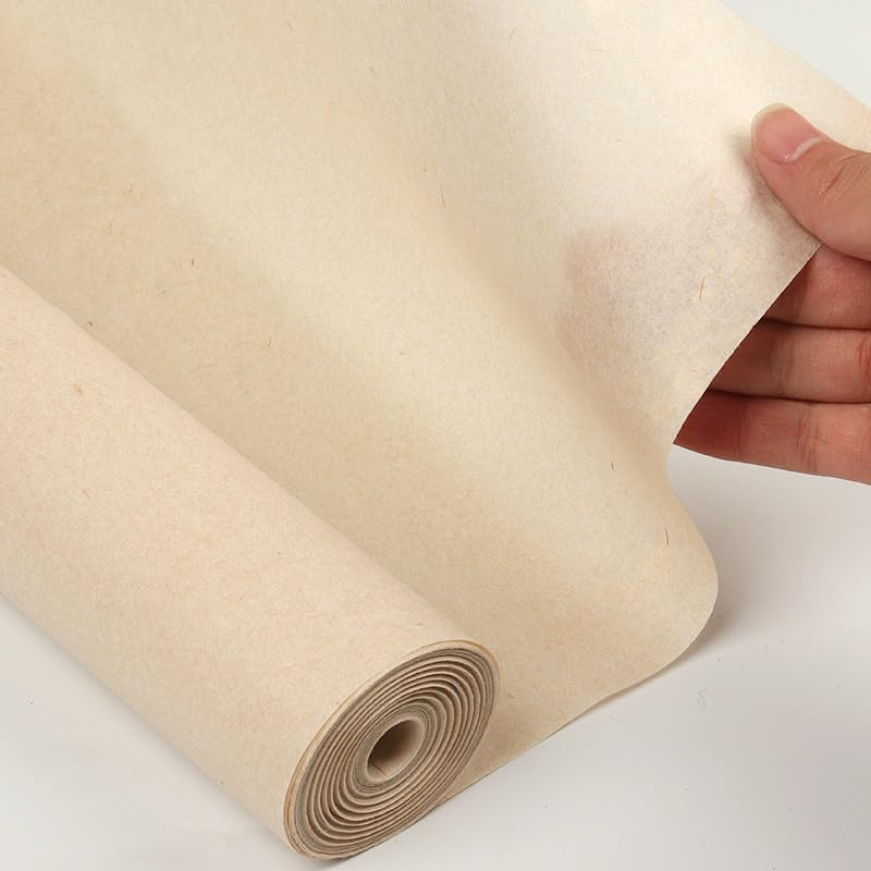 MIUYTRN Chińska kaligrafia surowy papier Xuan papier morwowy pędzel do tuszu malowanie pejzażu malarstwo papier ryżowy Papel Arroz zeszyt praktyka cuicui(A4)