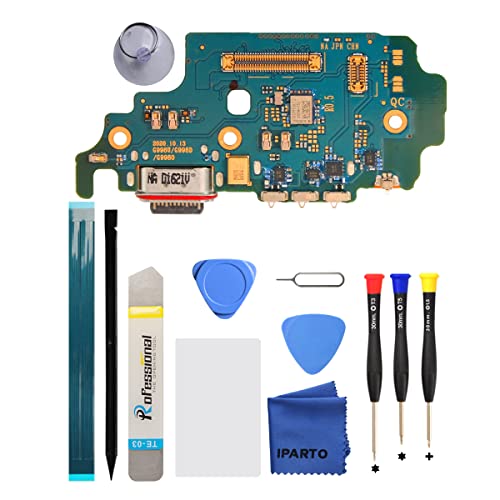 iParto Charging Port Replacement for Samsung Galaxy S21 Ultra 5G G998U Charging Port Replacement Kit for 6.8 inch Galaxy S21 Ultra SM-G998U SM-G998U1 USB Flex Dock Connector Replacement