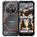 Blackview Fort 2 Rugged Smartphone, 10.7mm/245g, 24GB+256GB/2TB Telefono Indistruttibile Android 15, Gemini AI, Display 6,56" HD+ 90 Hz, IP69K Impermeabile Celluare Antiurto, NFC/GPS/2 Anni Garanzia