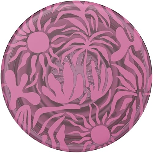 Miniatura 10 de POPSOCKETS Agarre para teléfono con soporte expansible - Floral delicado translúcido