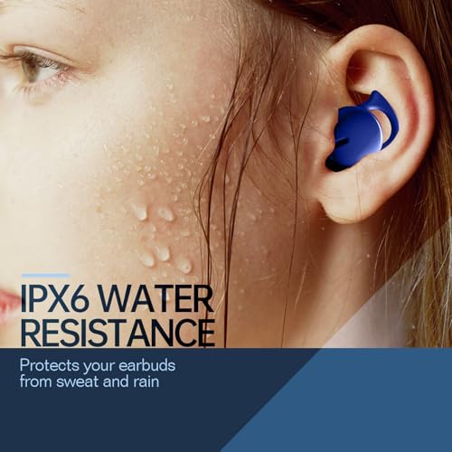 Image of Invisible Sleep Headphones,Sleep Earbuds for Side Sleepers,Small Comfortable Fit Noise Blocking Sleeping Ear Buds,Bluetooth 5.3 Wireless Earbuds, in-Ear Ear Buds for Sleeping, Working (Blue)