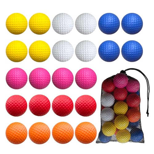 HHLZM 24 Pack Foam Golf Practice Balls,Practice Golf Balls for