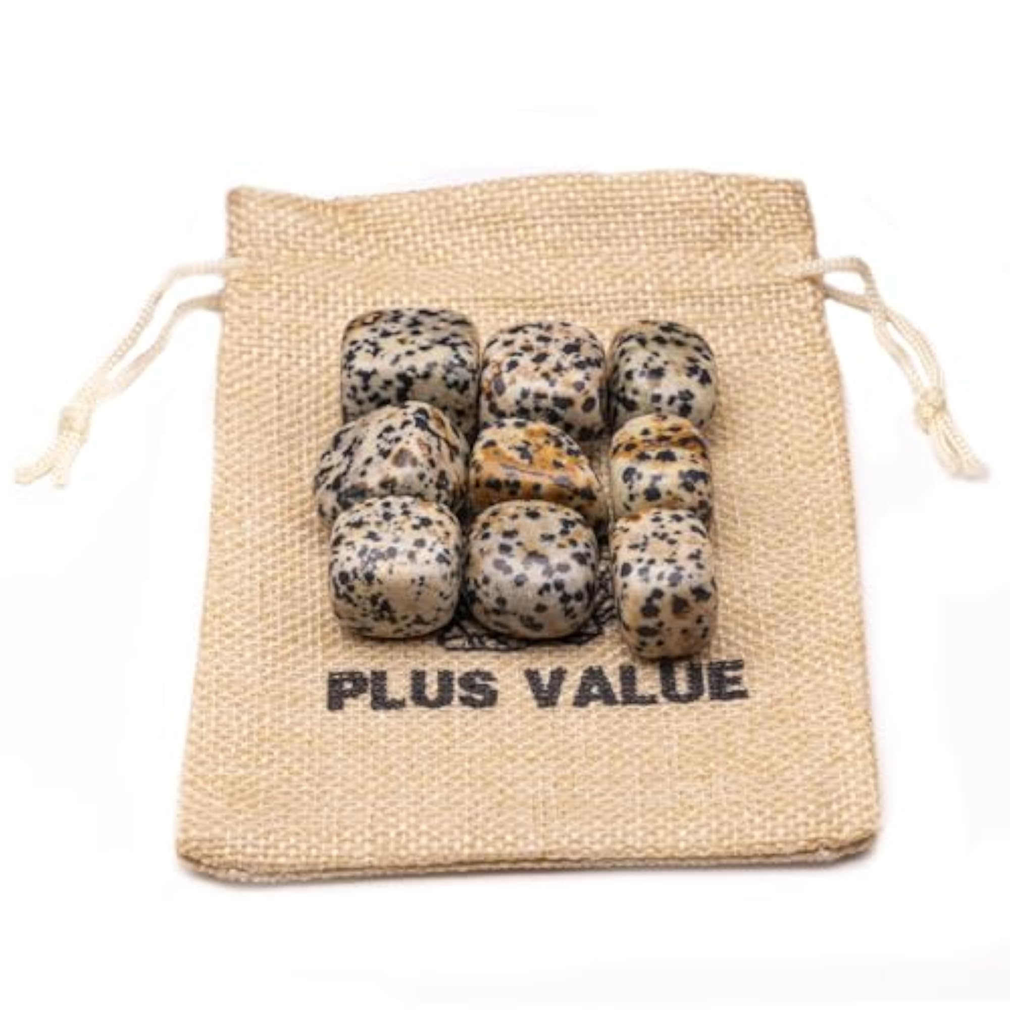 Dalmatian Jasper Tumbled Pebbles for Vastu Feng Shui