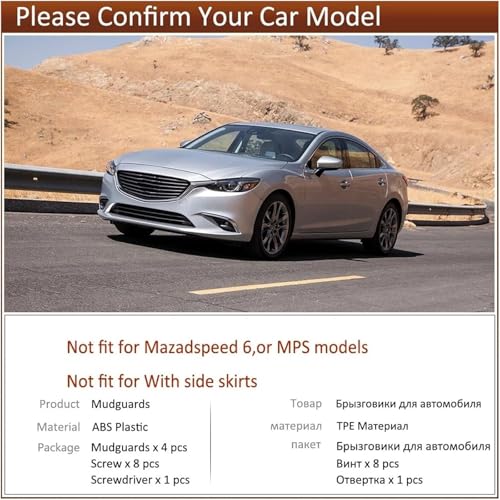 Garde-boue voiture pour Mazda6 GJ GL protégeant contre la rouille - 2