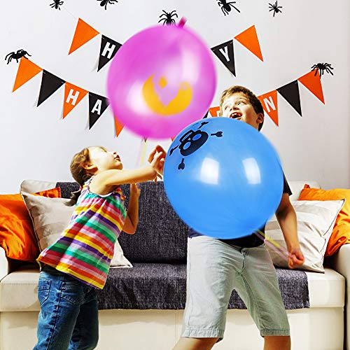 Halloween Balloons Decoration Party Favors - 36 Pack 15" Large Punch Balloons Heavy Duty Latex Punching Balloons For Halloween Birthday Party Decoration School Classroom Decor Kids Toys Game Prizes #TOP6