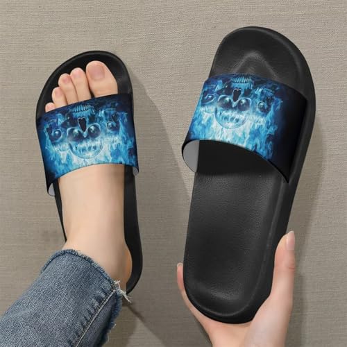 Slides Open Toe Sandals Mens Summer Beach Water Pool Shoes Lightweight Vacation Footwear US 6-114